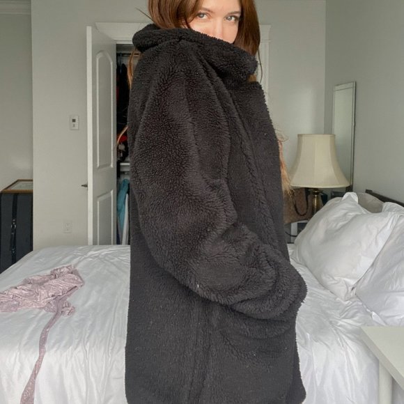 Oversized Teddy Faux Fur Jacket - Picture 2 of 6